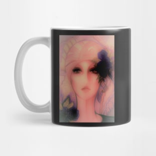 PINK HAZY 70S GIRL IN TURBAN Mug